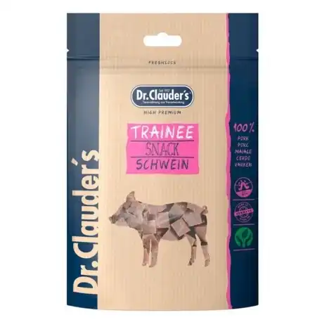 Dr Clauders Trainee Schewein Snack Para Perros con Cerdo, 1 x 80 gr - Dr. Clauders - Comparador de precios