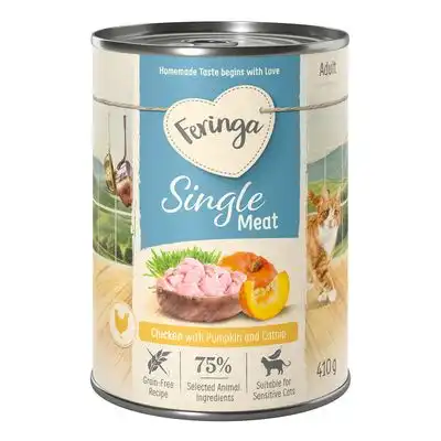 Feringa Single Meat Menu 6 x 410 g - Pollo con calabaza y catnip - Feringa - Comparador de precios