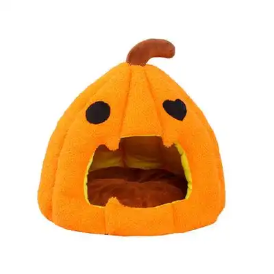 IntiMeg Cesta para gatos con calabaza de Halloween - Tamaño: 40 × 40 × 32 cm - IntiMeg - Comparador de precios