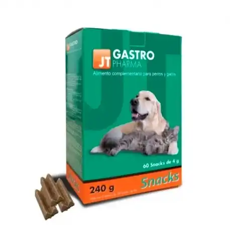 JTPharma Gastro Pharma Snacks Suplemento Gastrointestinal Para Perros y Gatos, 60 x 4 gr - Jtpharma - Comparador de precios