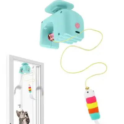 MCBOSON Coche colgante azul con carga USB, juguete de gato y ratón - 1 artículo - Mcboson - Comparador de precios