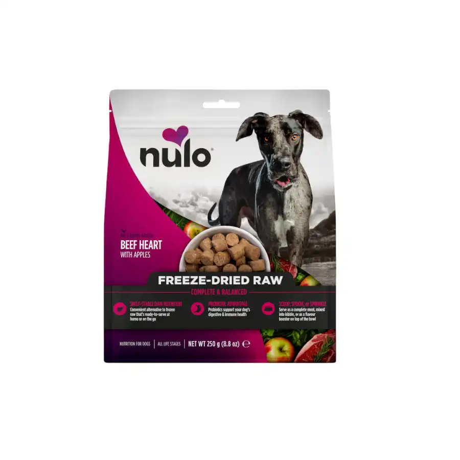 Nulo Toppers Liofilizado Corazón de Ternera con Manzana alimento liofilizado para perros - 250 g - Nulo - Comparador de precios