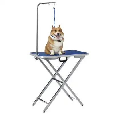 PawHut Mesa de Peluquería 72x45x81 cm Azul - 1 Article - PawHut - Comparador de precios