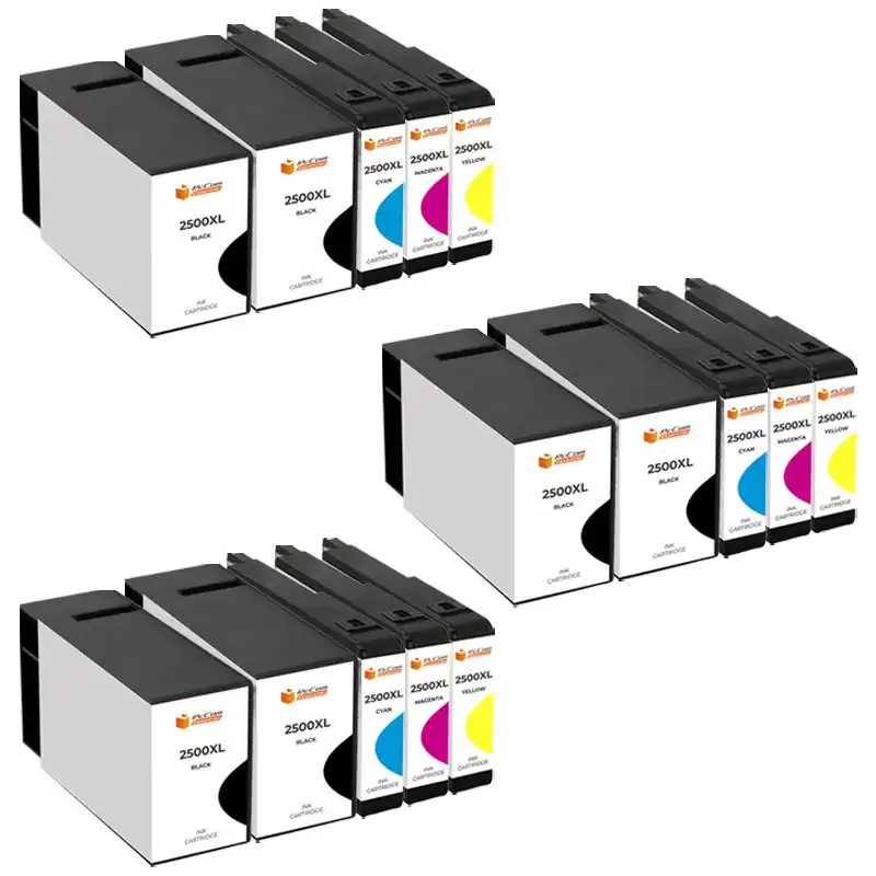 Pccom Essential Canon Pgi2500xl Cartucho Tinta Compatible Negro/cian/magenta/amarillo Pack 15