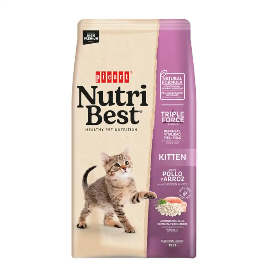 Picart Pienso para Gatitos Nutribest Kitten 8 KG - Picart - Comparador de precios