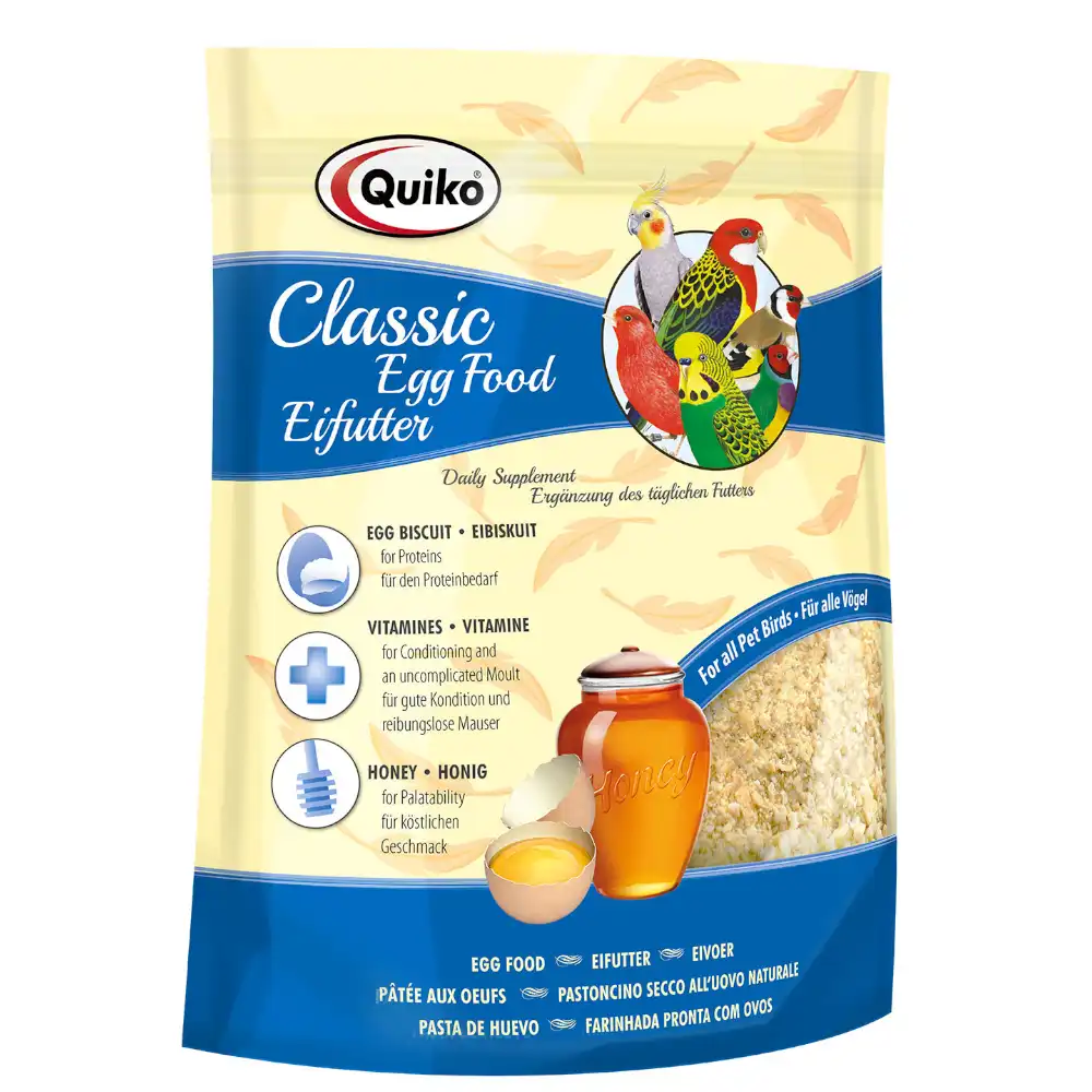 Quiko Pasta de cría para aves - 500 g - Zooplus - Comparador de precios