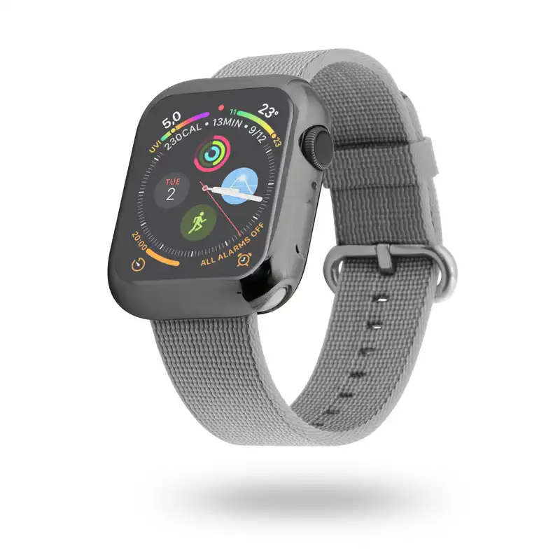 Unotec Funda Full Protect Negra para Apple Watch 40mm
