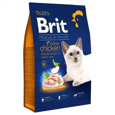 Brit Premium by Nature Cat Indoor Pollo - 8 kg - Brit Premium - Comparador de precios