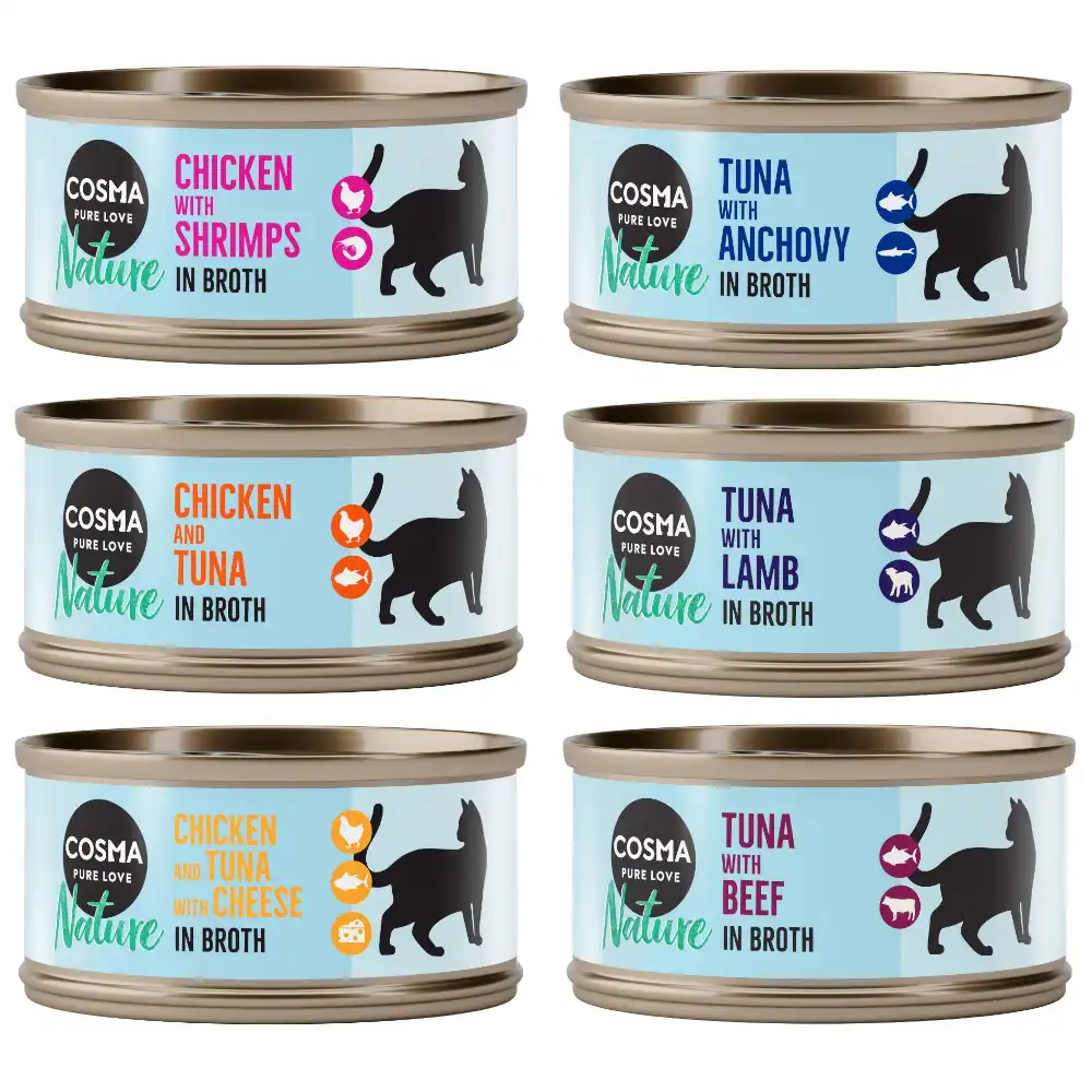 Cosma Nature 6 x 70 g - Pack mixto (6 surtidos Pack II) - Cosma - Comparador de precios