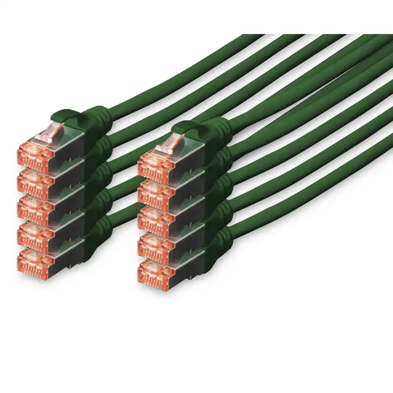 Digitus Cable de Red S-FTP Cat. 6 LSZH 5m Verde 10 Unidades