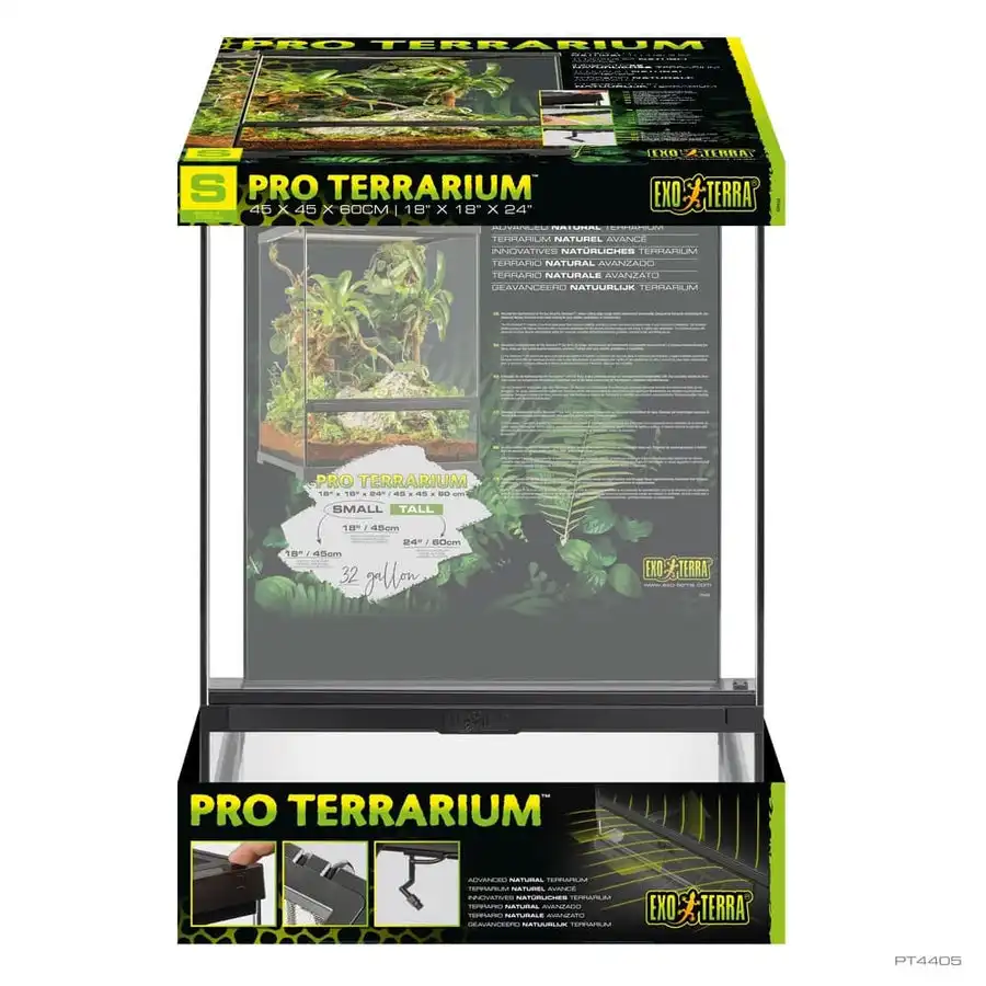 Exo Terra - Pro Terrarium-S,45x45x30cm-LOW - 45 cm x 45 cm x 30 cm - Exo Terra - Comparador de precios