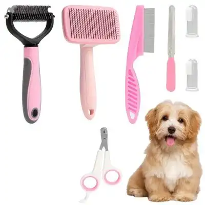 FurryFusion Set de aseo para perros de 8 piezas - Artículo 1 - Furry Fusion - Comparador de precios
