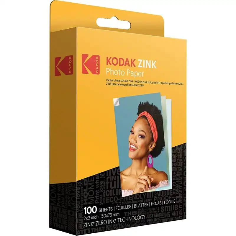 Kodak Zink Papel Fotográfico para Kodak Printomatic 100 Hojas