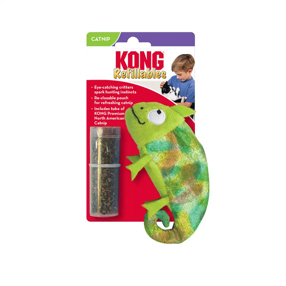 KONG Camaleón juguete rellenable para gatos - 1 unidad