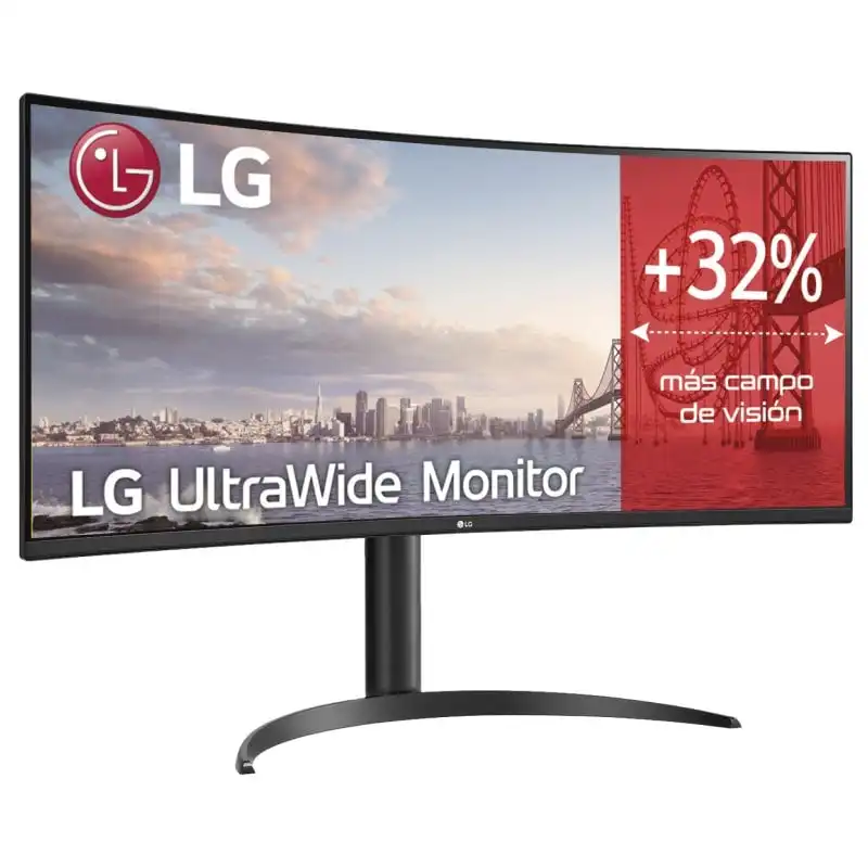 LG 34WP75CP-B 34" LED UWQHD 160Hz FreeSync Premium Curvo USB-C