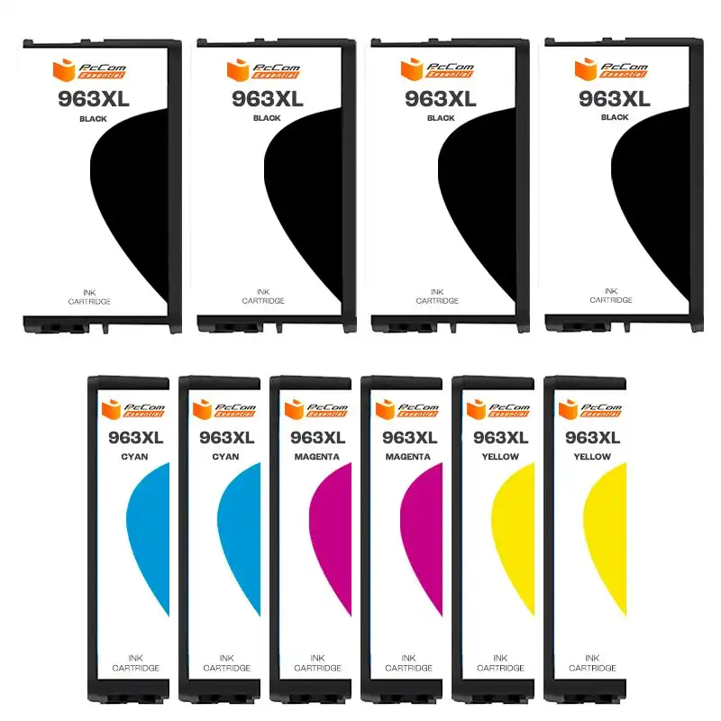 Pccom Essential HP 963XL Cartucho Tinta Compatible Negro/Cian/Magenta/Amarillo Pack 10