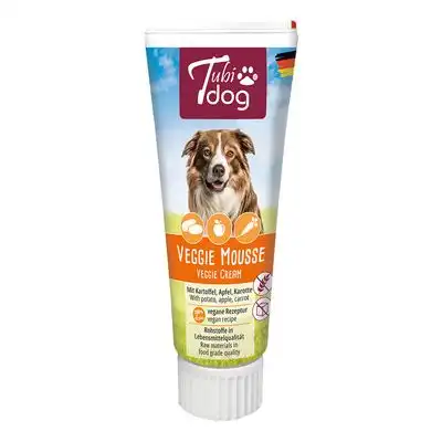 Tubidog Veggie Mousse con patata, manzana y zanahoria - 75 g - TubiDOG - Comparador de precios