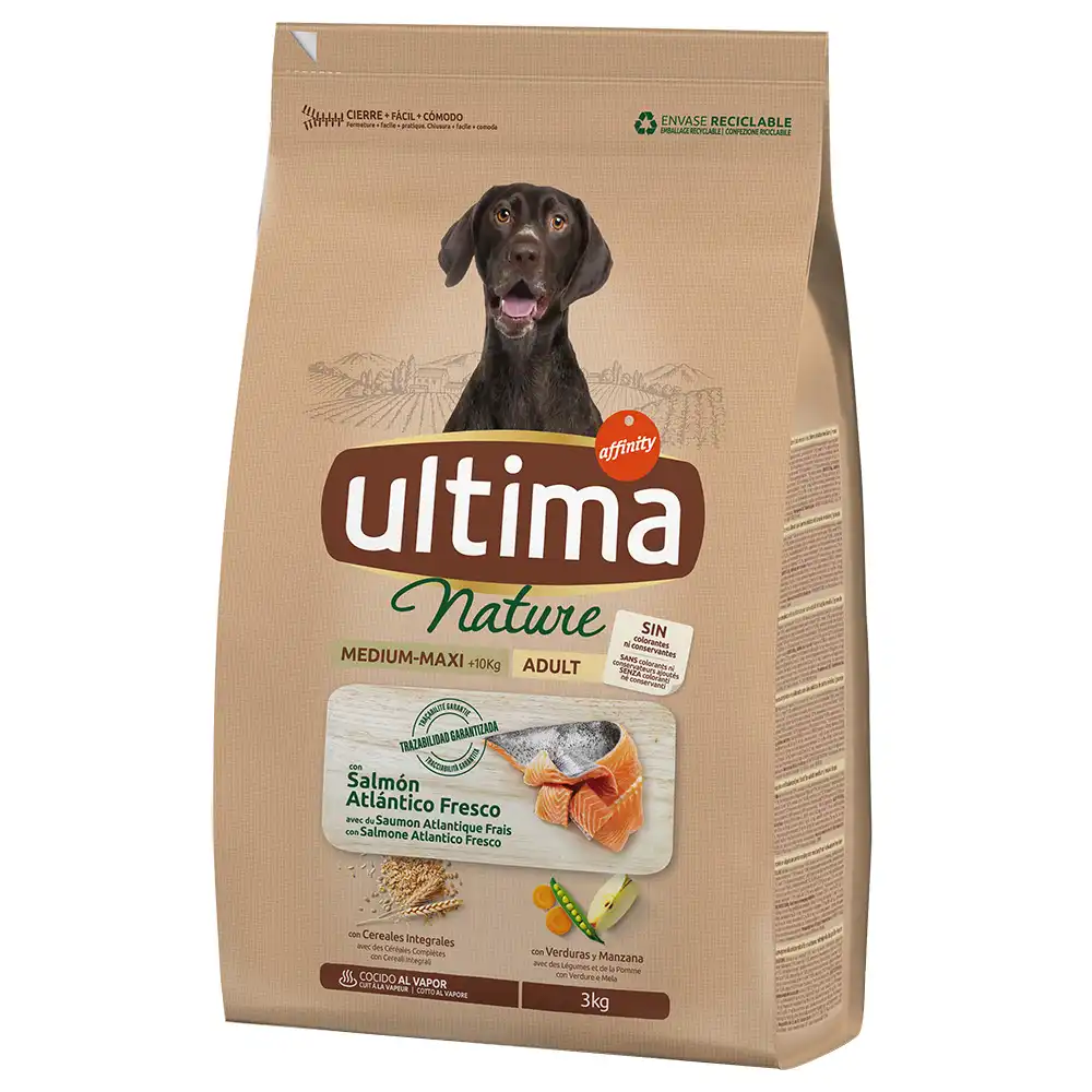 Ultima Nature Medium / Maxi salmón para perros - 3 kg
