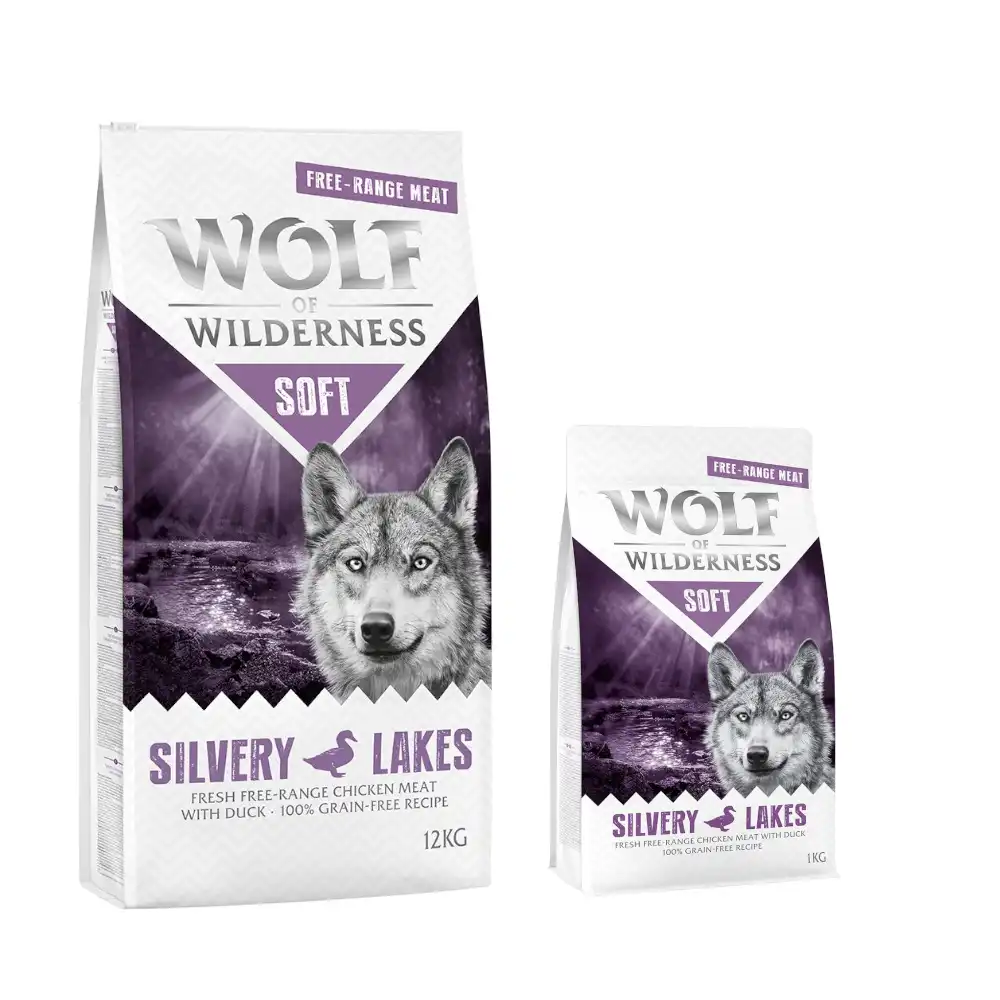 Wolf of Wilderness Soft Silvery Lakes pollo de corral y pato - 12 kg - Wolf of Wilderness - Comparador de precios