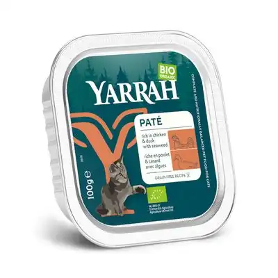 Yarrah BIO Paté 16 x 100 g - Pato ecológico y algas marinas ecológicas - Yarrah - Comparador de precios