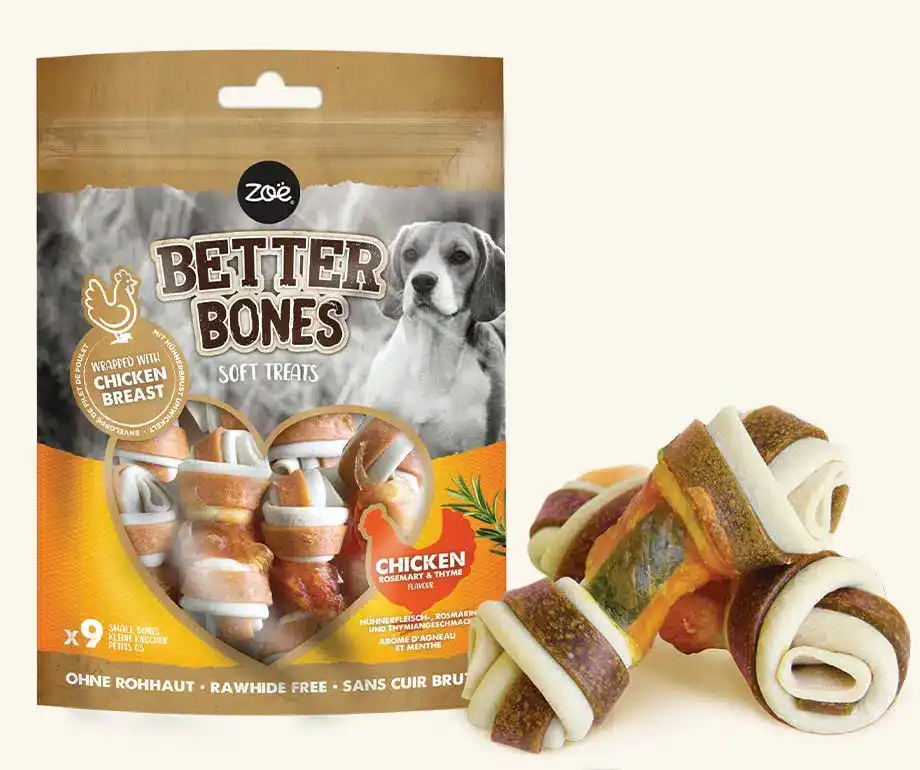 Zoë Golosina Masticable pollo, tomillo y romeros para perros - 10 uds. - Zoë - Comparador de precios