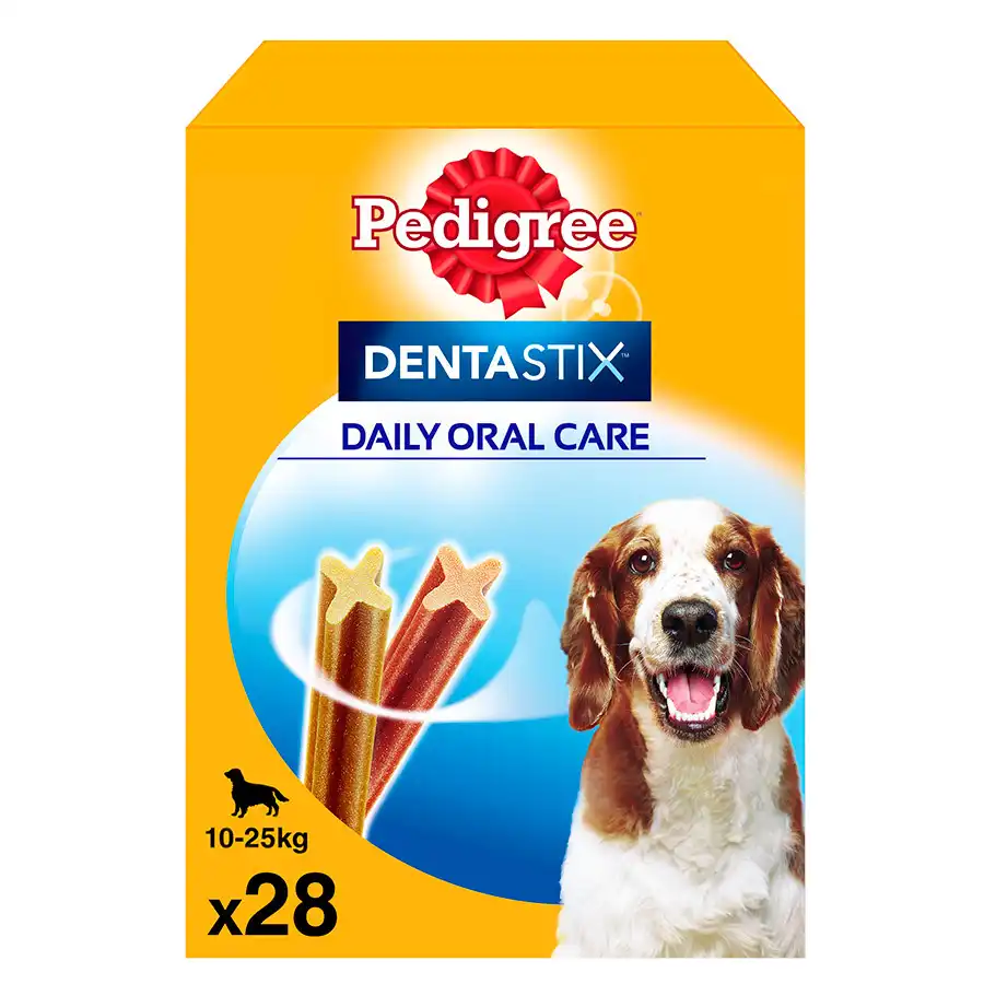 Pedigree Dentastix para perros medianos - Pack mensual 28 unid. (1 unid.)
