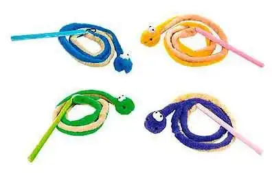 Serpiente de peluche con vara para gatos - Nayeco - Comparador de precios