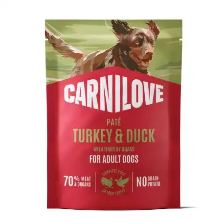 Carnilove Turkey&Duck Paté Comida Húmeda para Perros con Pavo y Pato, 1 x 300 gr - Carnilove - Comparador de precios