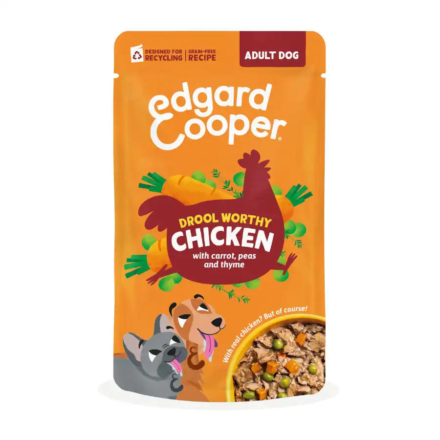 Edgard & Cooper Adult Grain Free Pollo sobre para perros - 150 g - Edgard & Cooper - Comparador de precios