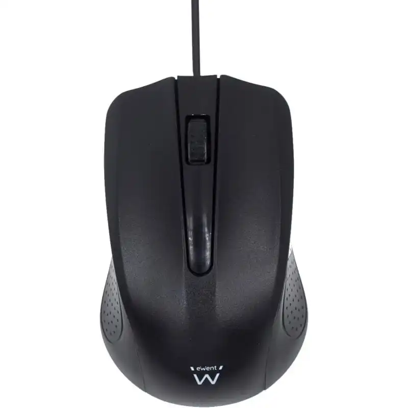 Ewent Ew3300 Ratón Óptico USB 1000 DPI Negro