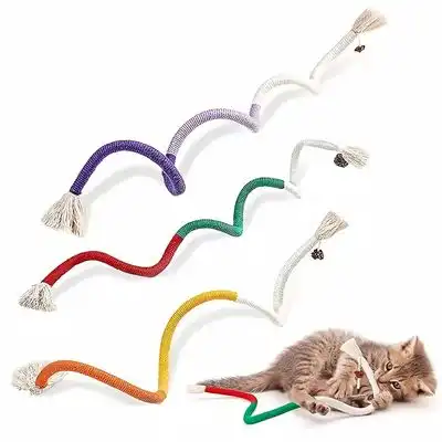FurryFusion Juego de 3 juguetes masticables de cuerda para gatos - Artículo 1 - Furry Fusion - Comparador de precios