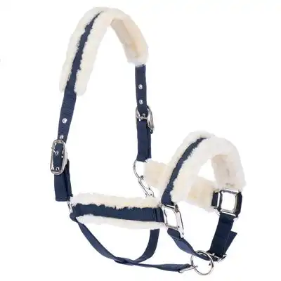 Halter Nomad Tales con ribete de piel sintética, azul marino - Poni - Nomad Tales - Comparador de precios