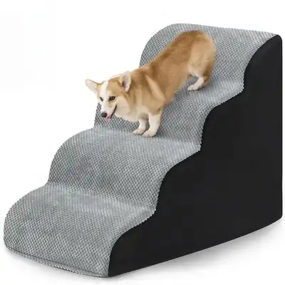 IntiMeg Escalera para perros de cuatro peldaños - Una pieza - IntiMeg - Comparador de precios
