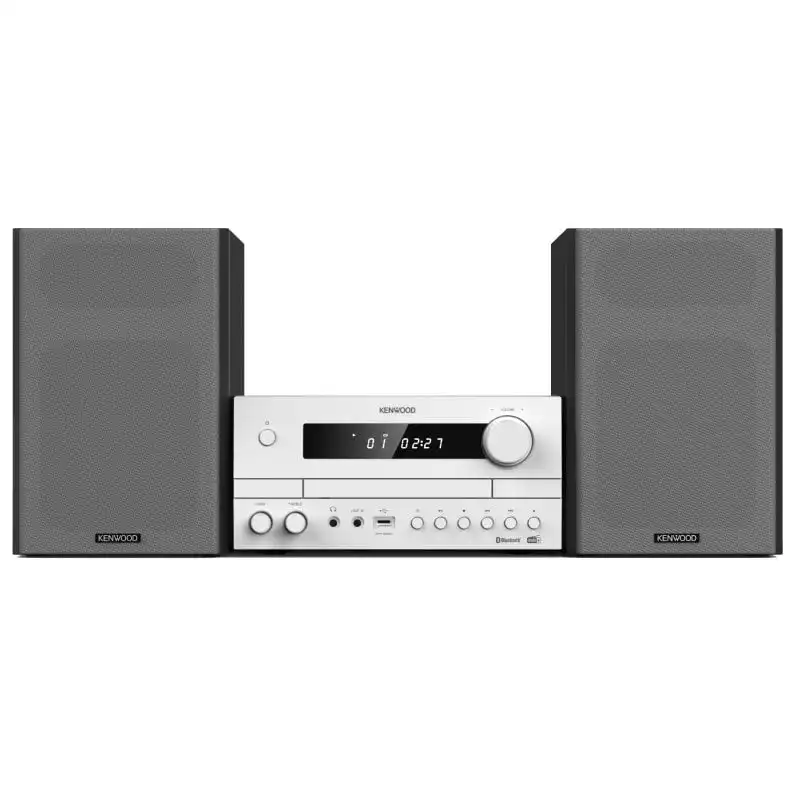 Kenwood M-822DAB Microcadena HiFi Bluetooth con CD/USB/DAB+ Blanca