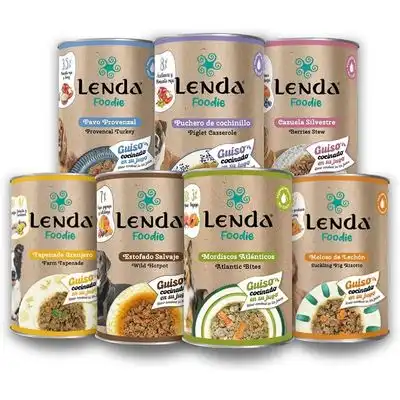 Lenda Foodie Pack 7 Sabores para Perros - 7 x 380 g - Lenda - Comparador de precios