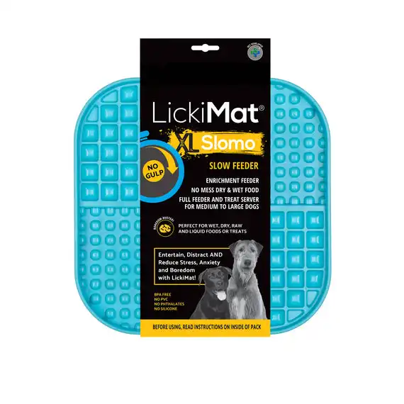 LickiMat Comedero Slomo XL Azul para perros - 2700 ml - LickiMat - Comparador de precios