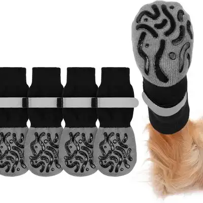 MCBOSON Juego 2 calcetines antideslizantes ajustables perros/gatos, talla L - 1 artículo - Mcboson - Comparador de precios