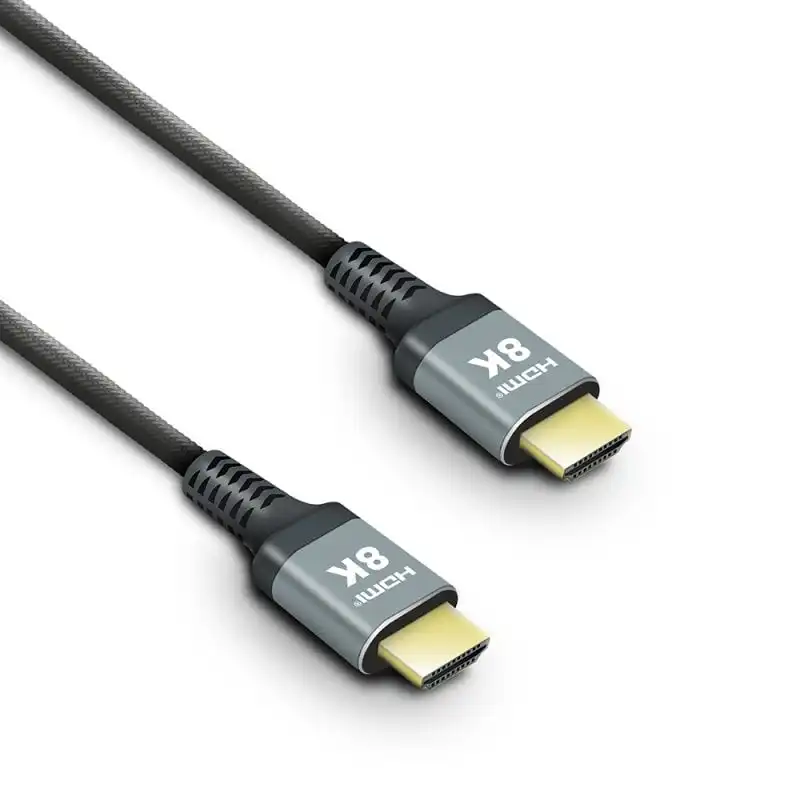 Metronic 370320 Cable HDMI 2.1 8K Ultra High Speed 48Gbps 1.5m Negro/Plata