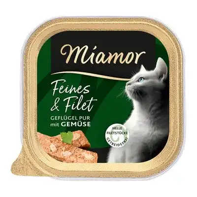 Miamor Feines & Filet 16 x 100 g - Ave pura y verduras - Miamor - Comparador de precios