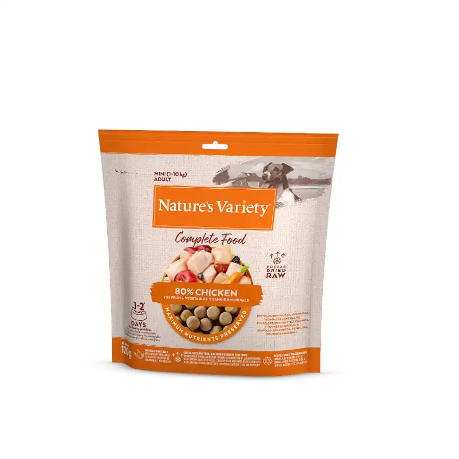 Nature's Variety Complete Food Mini Pollo Liofilizado pienso para perros