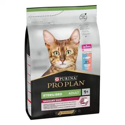PURINA PRO PLAN Sterilised Adult Duo bacalao y trucha - 3 kg - Pro Plan - Comparador de precios