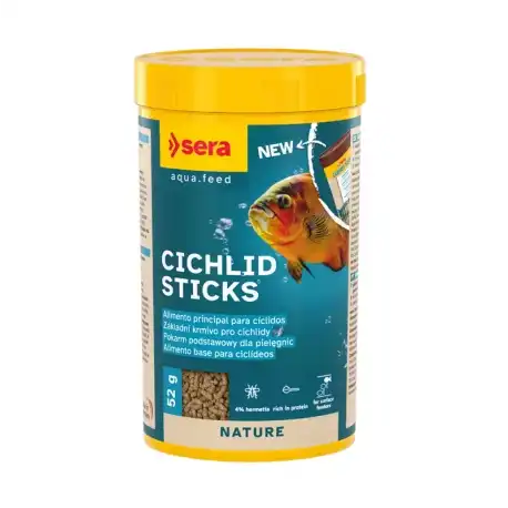 Sera Cichlids Sticks Alimento para Cíclidos Grande Nature, 52 gr - Sera - Comparador de precios