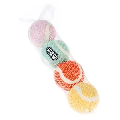 TIAKI juego de pelotas de tenis para perros - 4 unidades, aprox. 6,3 cm (Diám) - TIAKI - Comparador de precios