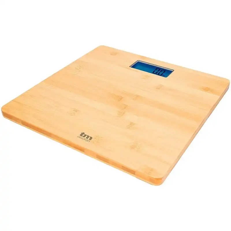 TM Electron Báscula de Baño Bambú