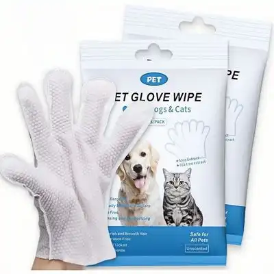ZooVenture Guantes de limpieza para perros y gatos - 2 piezas - Zooventure - Comparador de precios
