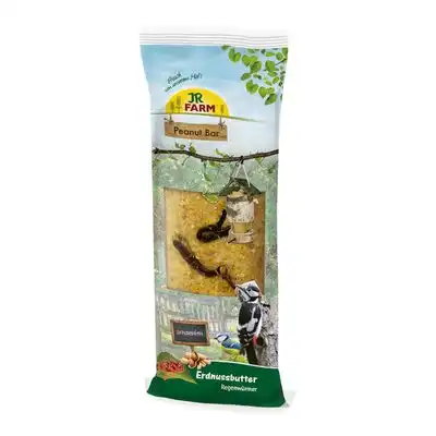 Barra JR Farm de cacahuete sin cáscara, 350 g - Crema de cacahuete con lombrices - JR Farm - Comparador de precios