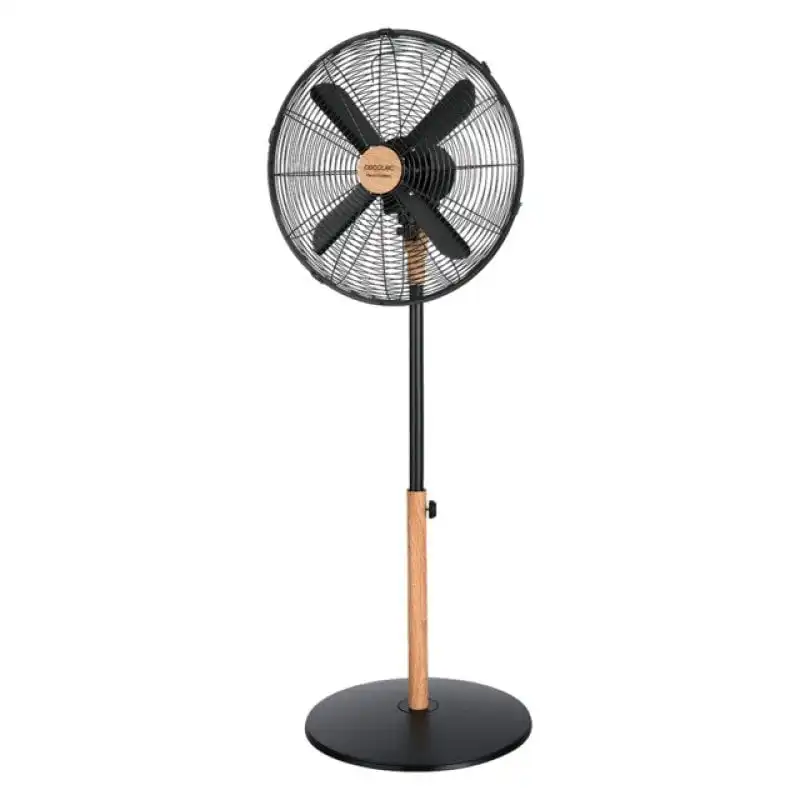 Cecotec EnergySilence 600 Woodstyle Ventilador de Pie 50W Madera