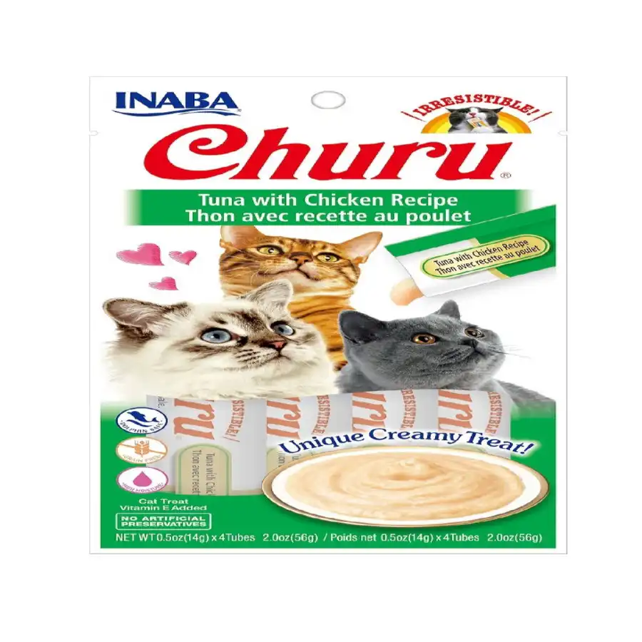 Churu Snack Cremoso de Atún con Pollo para gatos - Churu - Comparador de precios