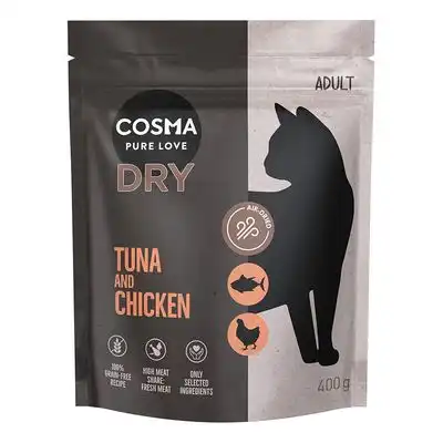 Cosma Air-Dried atún y pollo pienso para gatos - 400 g - Cosma - Comparador de precios