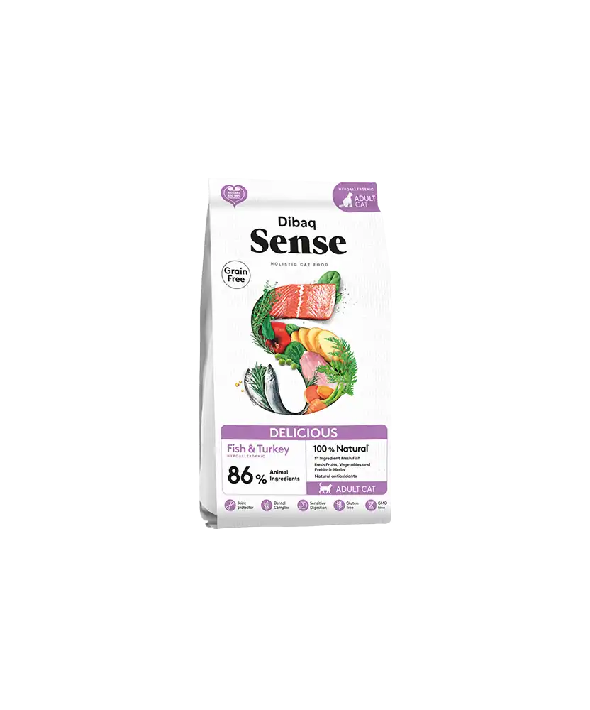 Dibaq Sense CAT Grain Free DELICIOUS (FISH & PAVO)